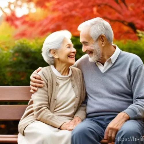Home 28 평균수명과 불임 - **Prompt 1: Joyful Golden Years**
"An elderly, diverse couple, both in their late 70s, radiating...