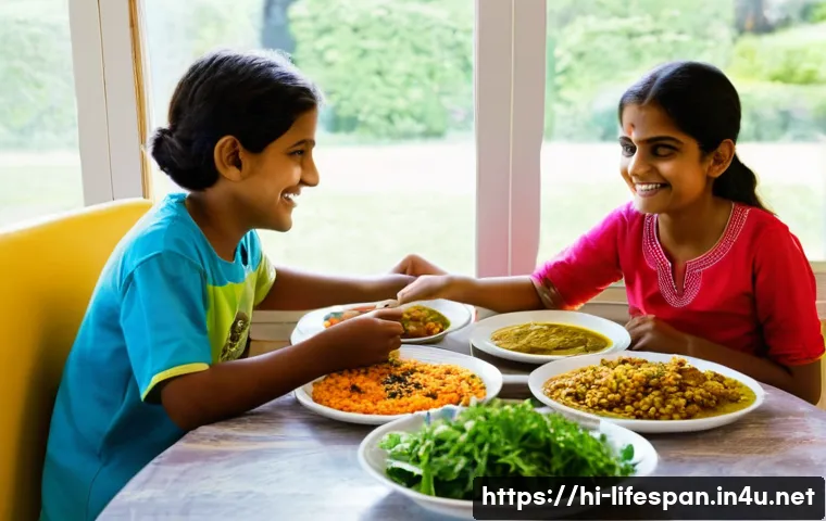 질병별 평균수명 - **Prompt:** "A vibrant and joyful Indian family, including a mother, father, and their two children ...